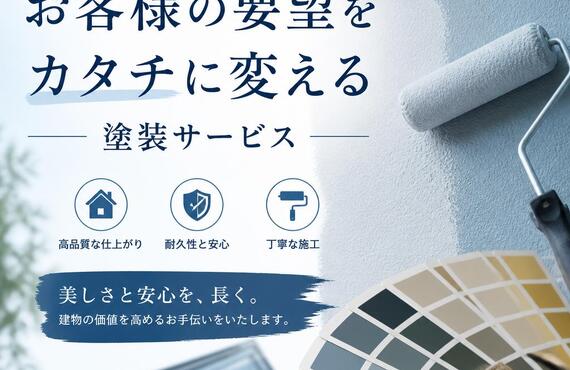 お客様の要望をカタチに変える塗装サービス