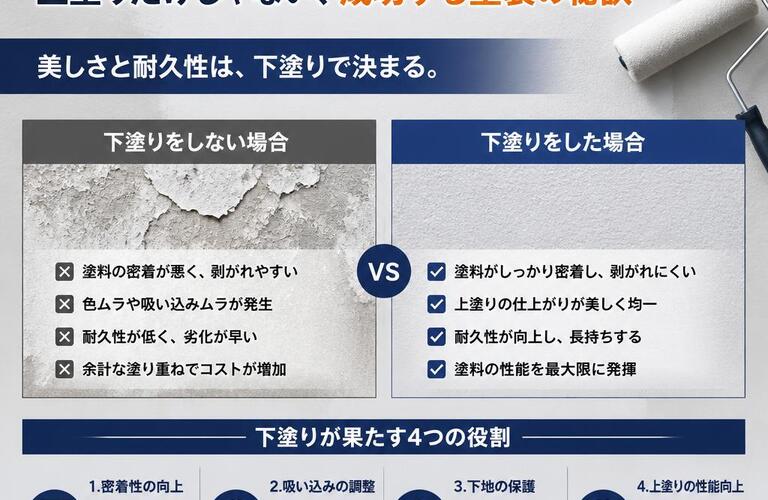 下塗りの重要性を見逃すな！上塗りだけじゃない、成功する塗装の秘訣