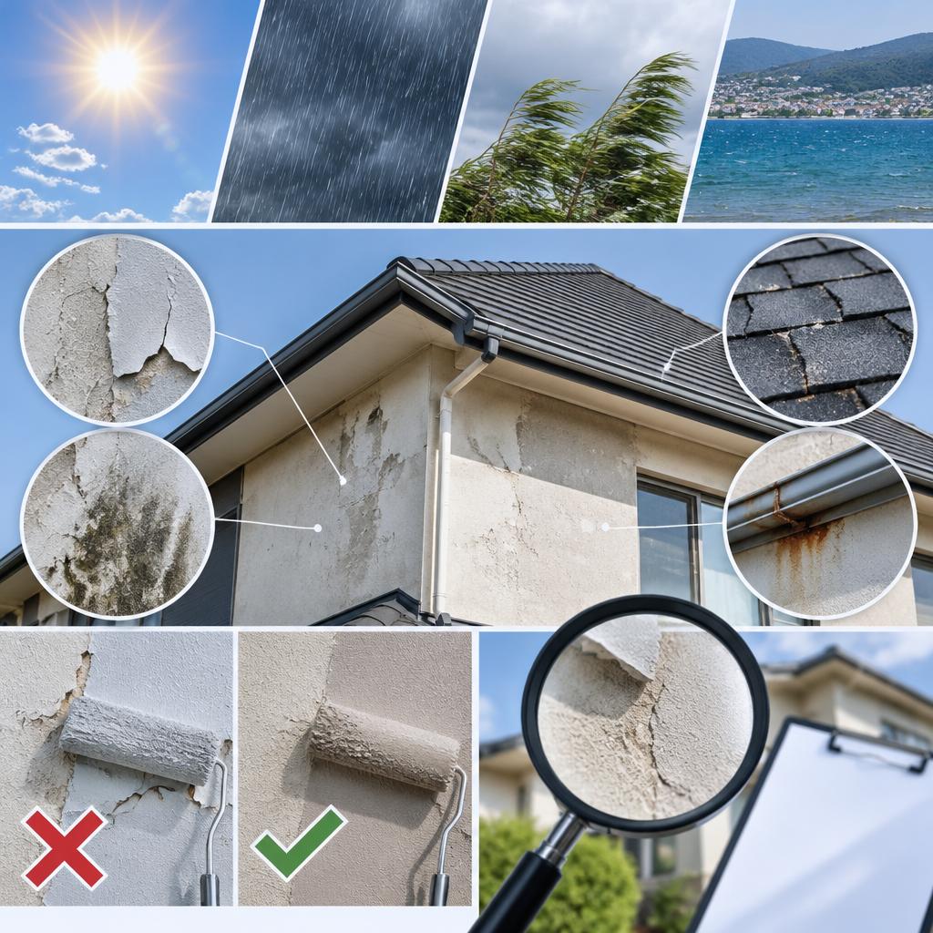塗料選びが重要な理由。建物に合わない塗装が招くこと